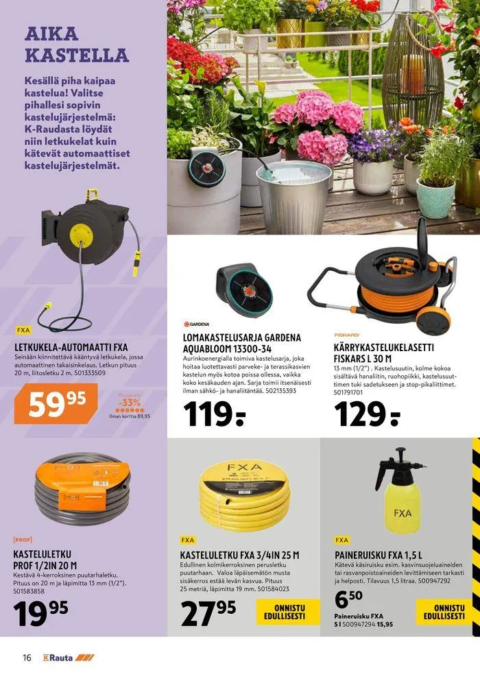 Autta alkuun ja eteenpain voimassa alkaen 24. toukokuuta - 4. kesäkuuta 2024 - Tarjouslehti sivu 16