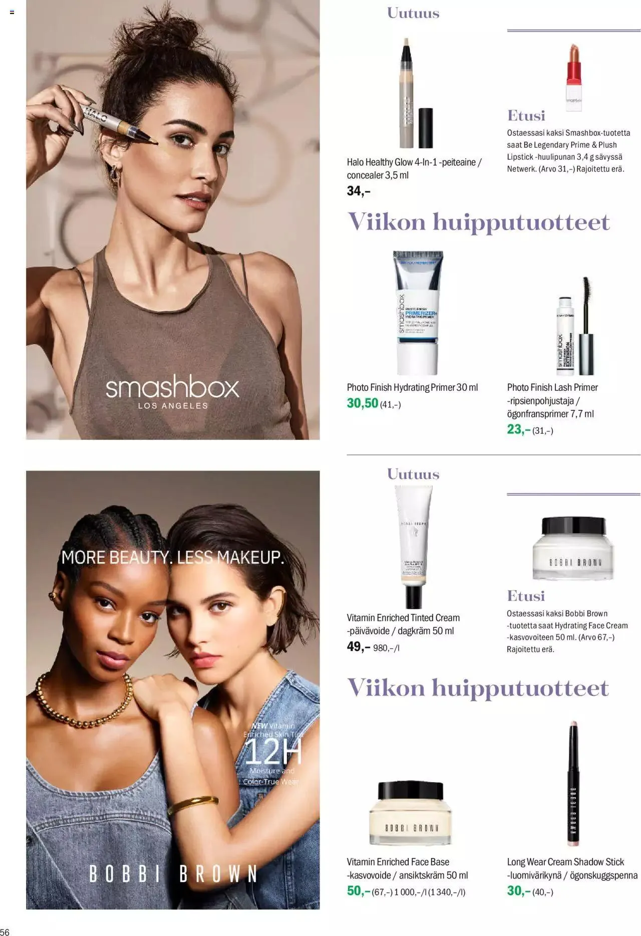 Sokos tarjoukset voimassa alkaen 4. syyskuuta - 8. lokakuuta 2023 - Tarjouslehti sivu 56