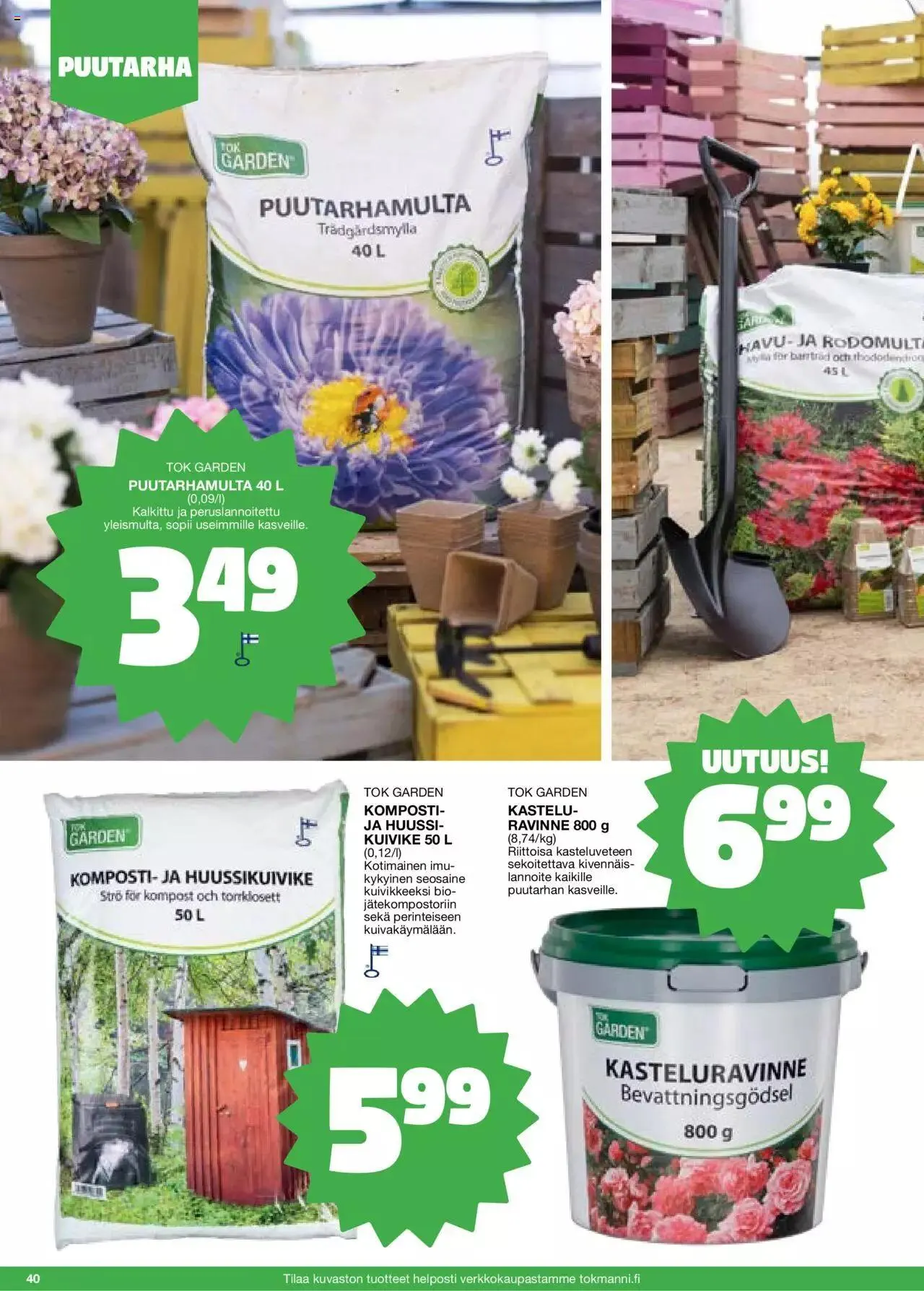 Tokmanni - Kesä 2024 voimassa alkaen 1. huhtikuuta - 31. joulukuuta 2024 - Tarjouslehti sivu 40