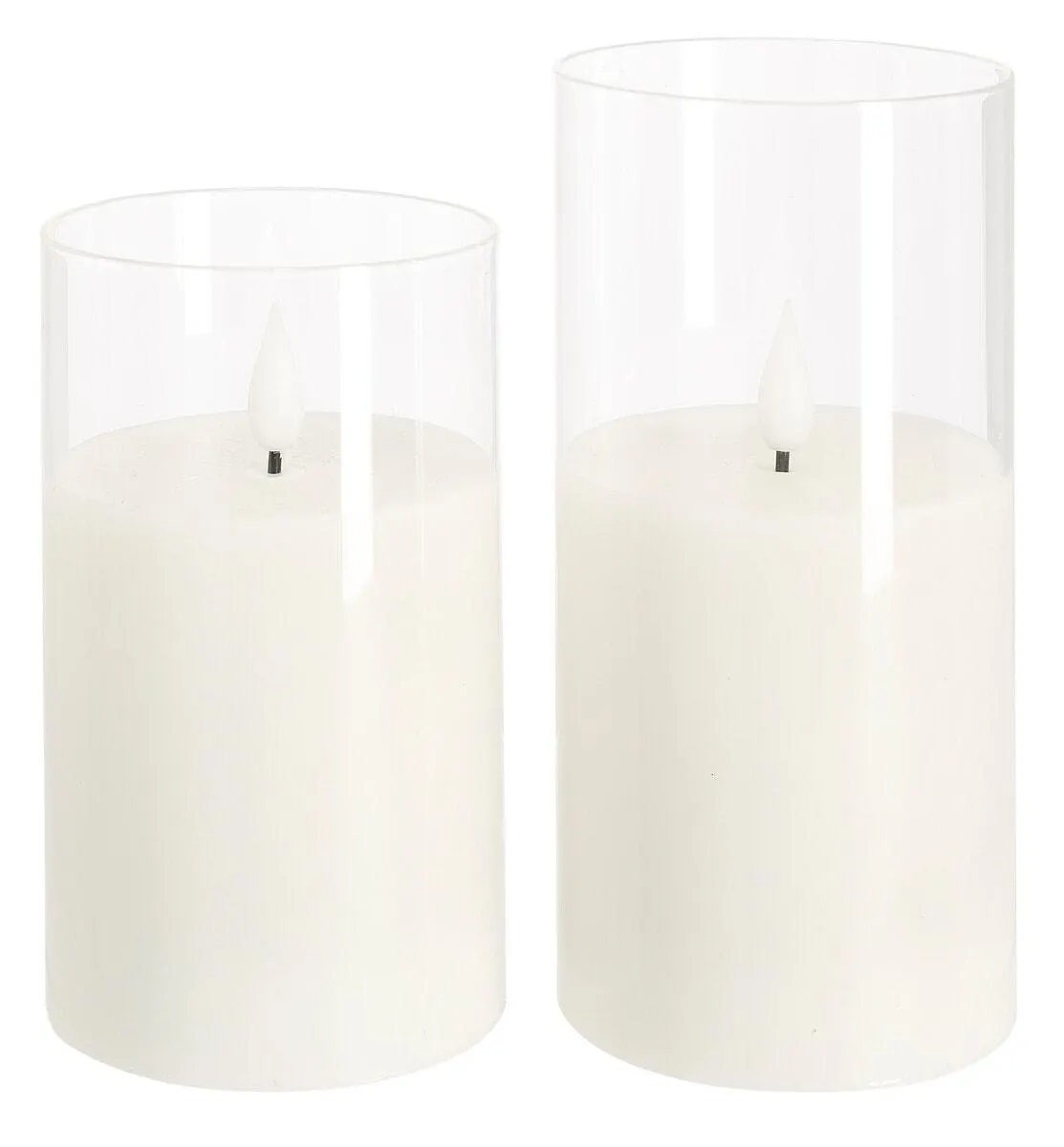LED-kynttilä lasi 2 kpl Northlight