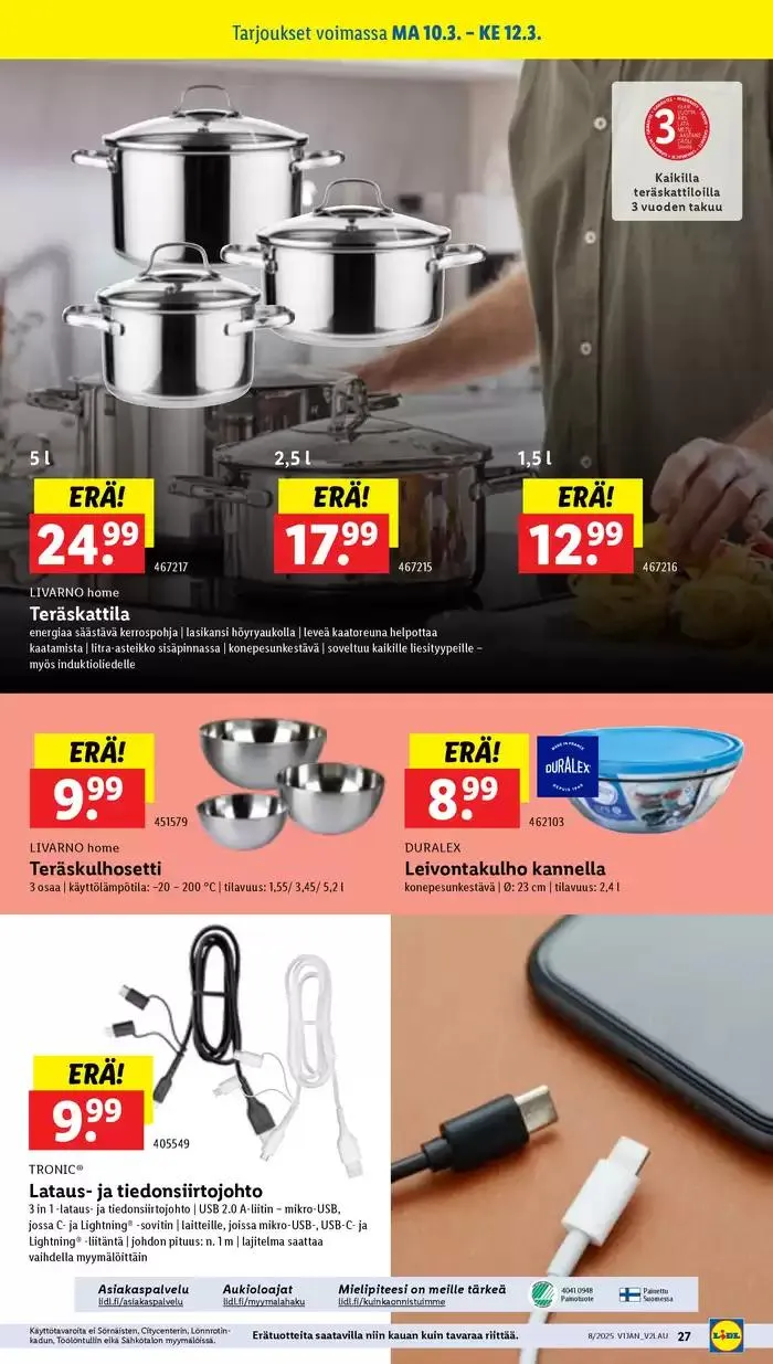 Houkuttelevia erikoistarjouksia kaikille voimassa alkaen 3. maaliskuuta - 12. maaliskuuta 2025 - Tarjouslehti sivu 35