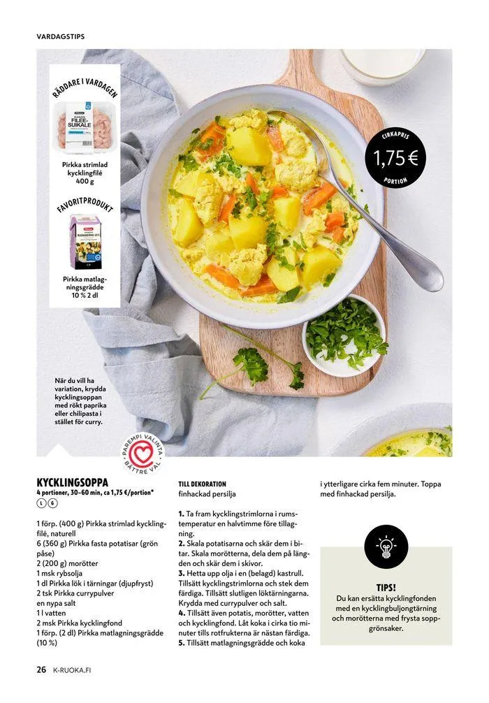 K-Mat 9/24 voimassa alkaen 19. syyskuuta - 3. lokakuuta 2024 - Tarjouslehti sivu 18