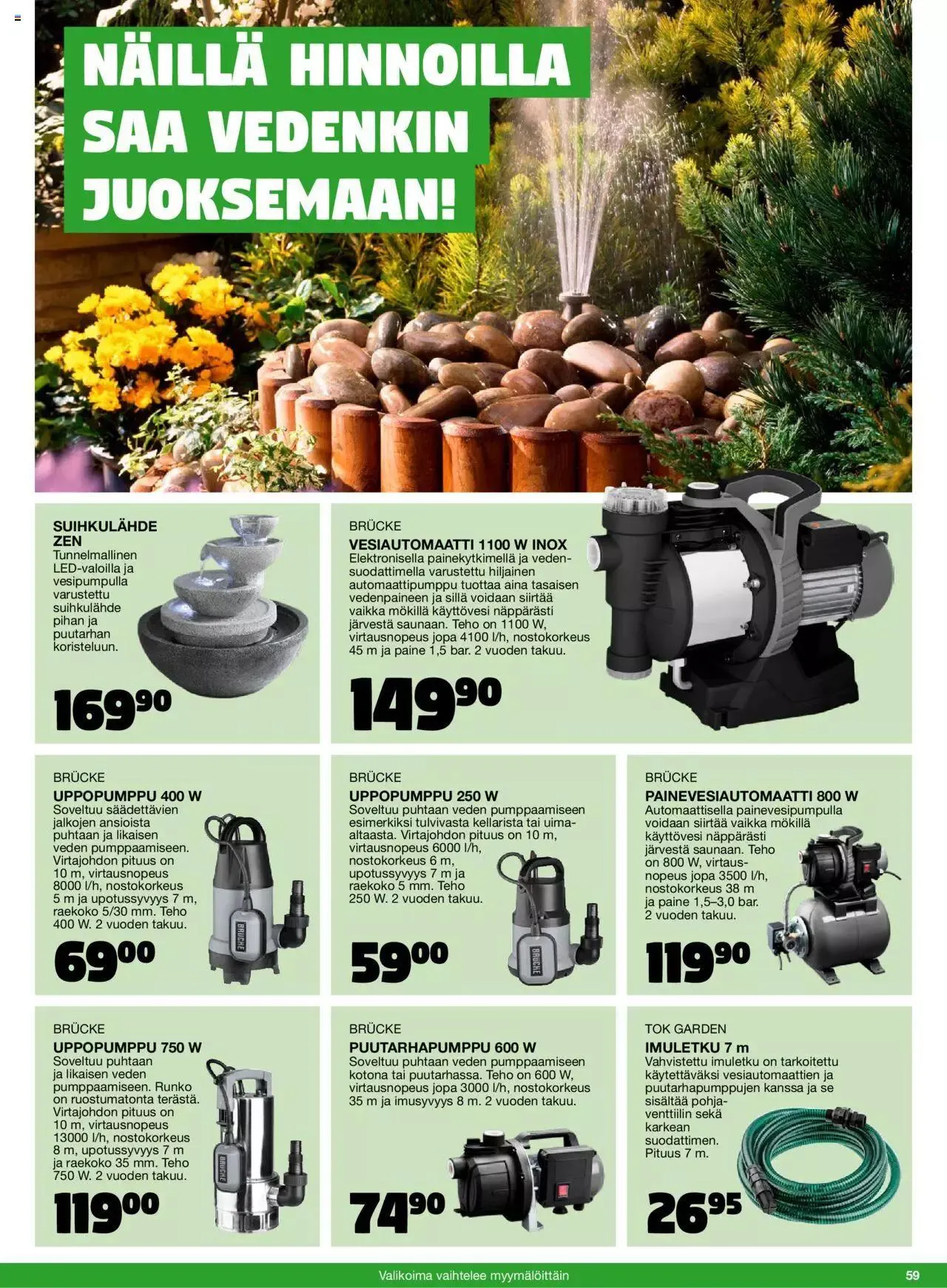 Tokmanni - Kesä 2023 voimassa alkaen 17. huhtikuuta - 31. joulukuuta 2023 - Tarjouslehti sivu 59