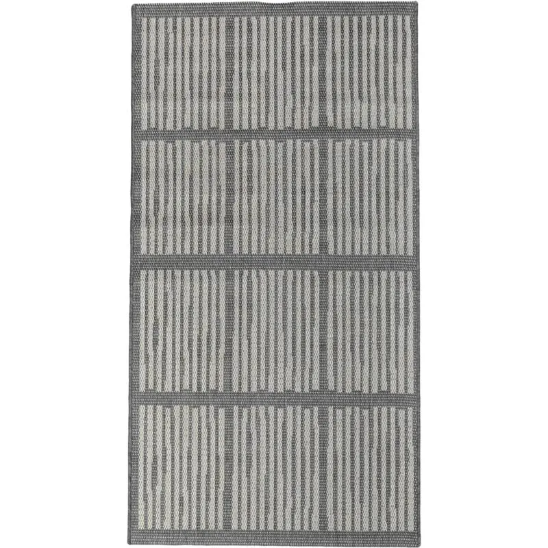 Matto Vallila 80 x 150 cm Saga harmaa/valkoinen