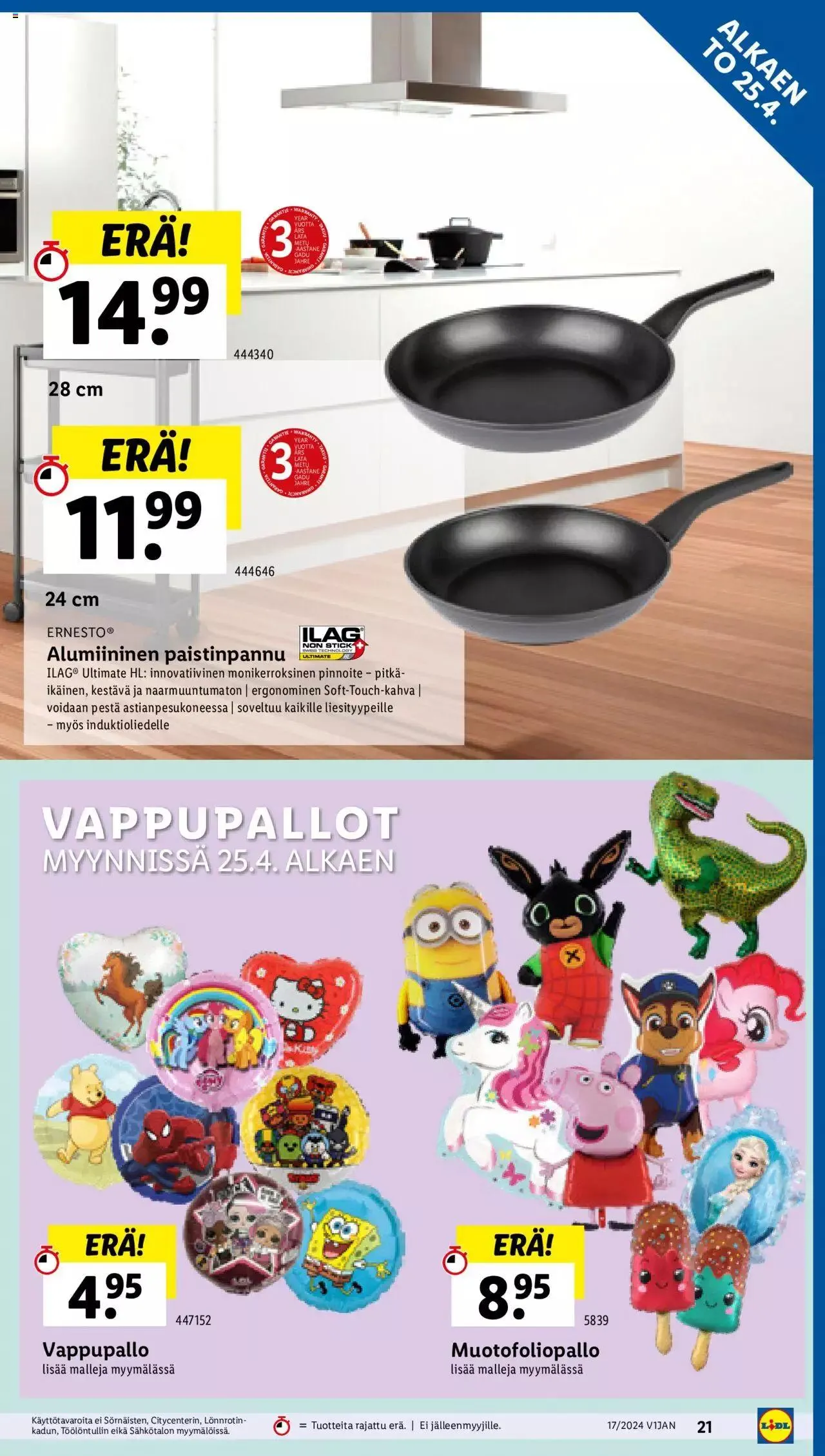 Lidl tarjoukset voimassa alkaen 25. huhtikuuta - 1. toukokuuta 2024 - Tarjouslehti sivu 23