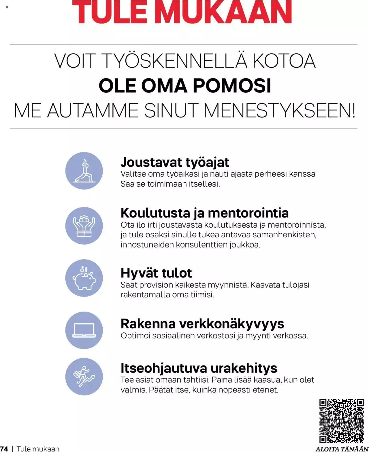 Tupperware tarjoukset Syksy / Talvi 2023-24 voimassa alkaen 29. syyskuuta - 31. joulukuuta 2023 - Tarjouslehti sivu 74