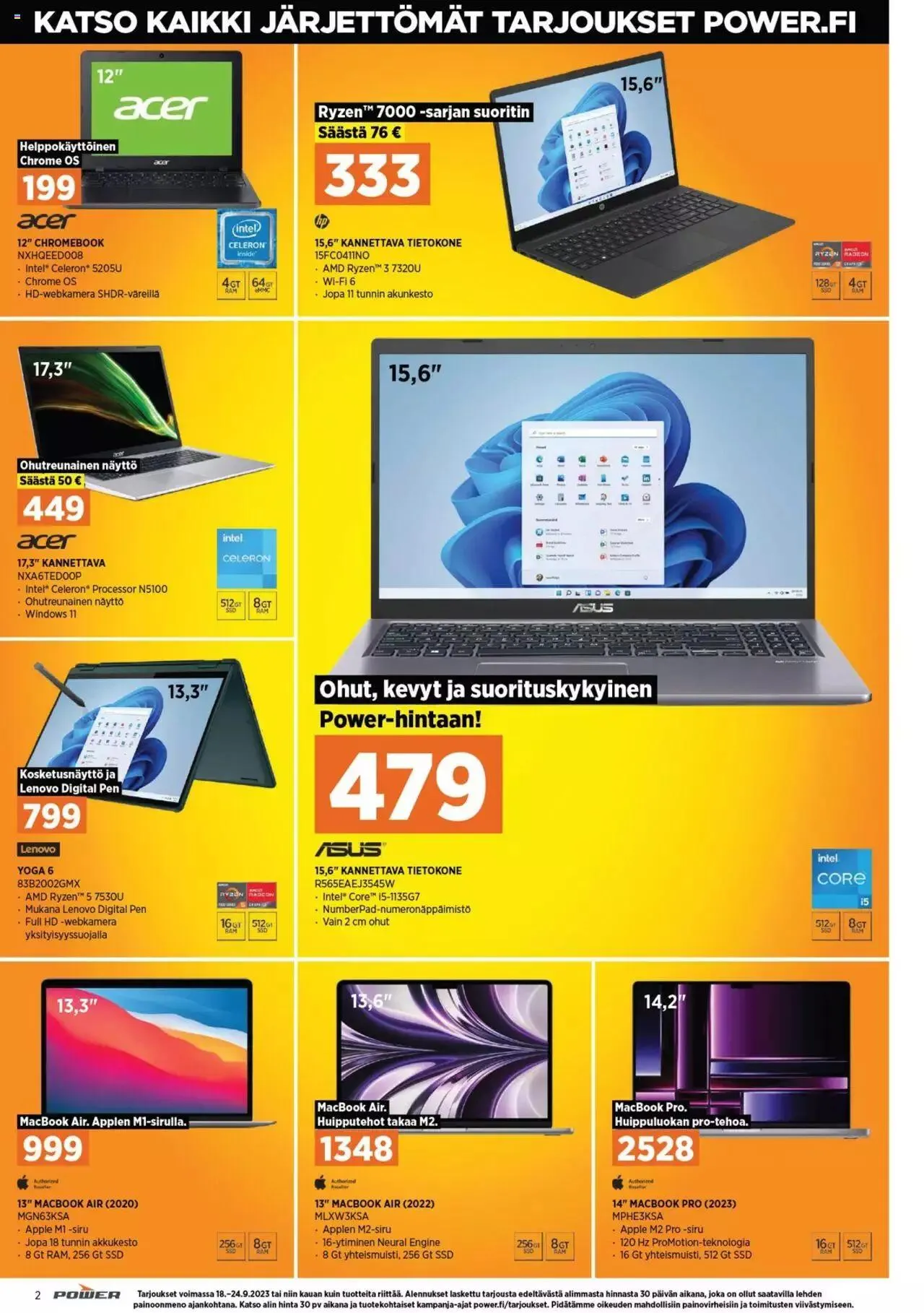 Power tarjoukset voimassa alkaen 18. syyskuuta - 24. syyskuuta 2023 - Tarjouslehti sivu 2