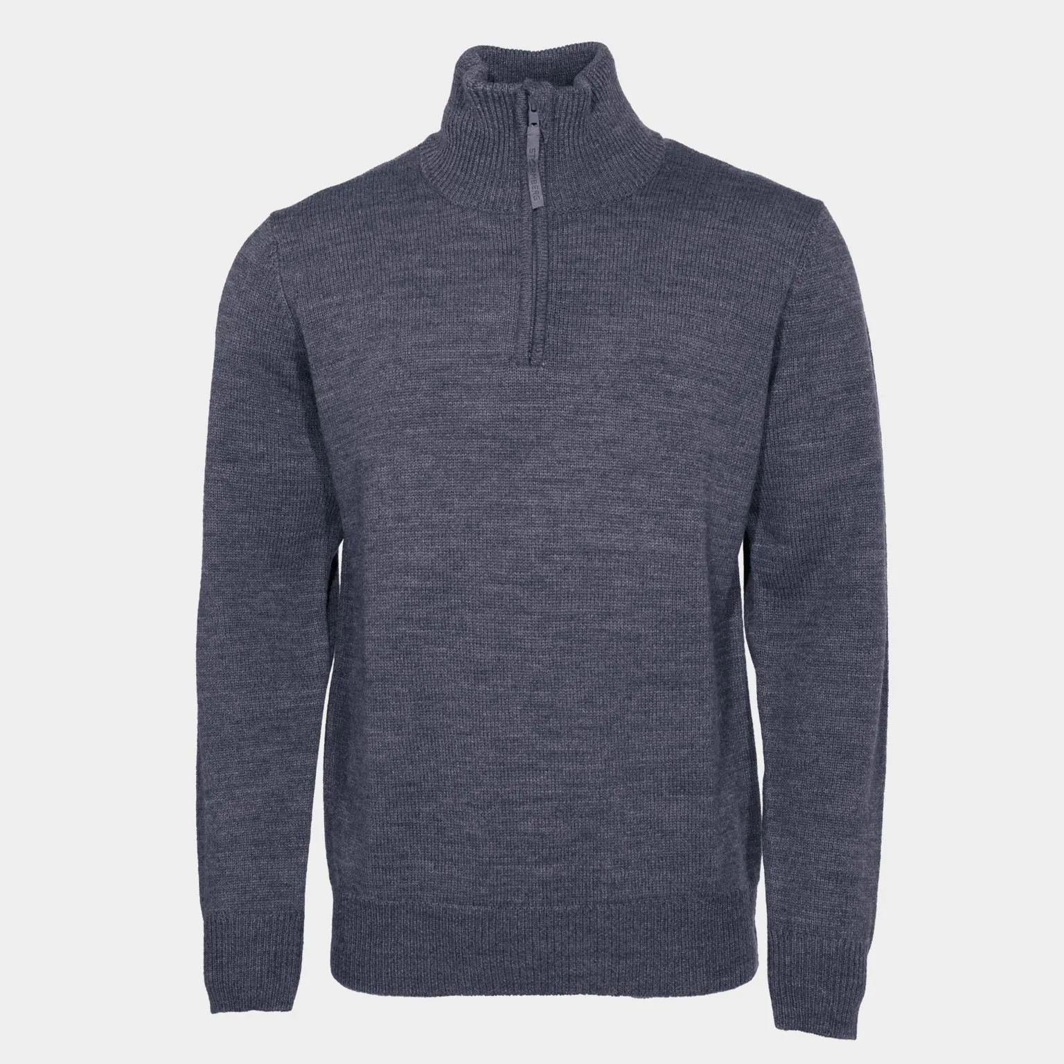 Nordfjord Half Zip Knitted Sweater, villapaita