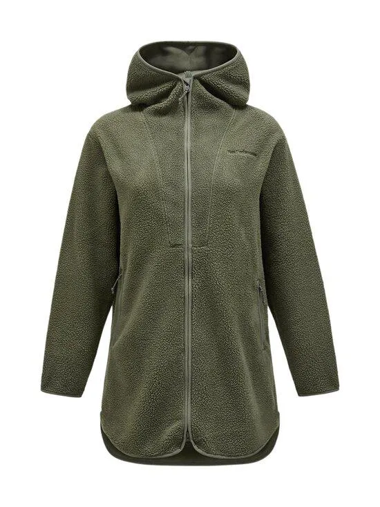 Pile Long Zip -fleecetakki