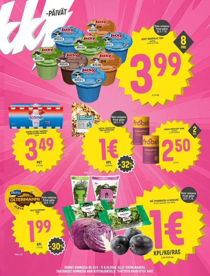 HalpaHalli tarjoukset voimassa alkaen 24. syyskuuta - 8. lokakuuta 2024 - Tarjouslehti sivu 3