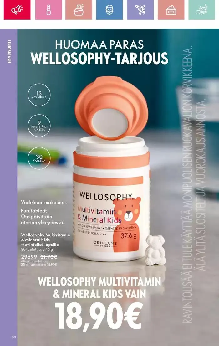 Oriflame tarjoukset voimassa alkaen 9. maaliskuuta - 29. maaliskuuta 2025 - Tarjouslehti sivu 88