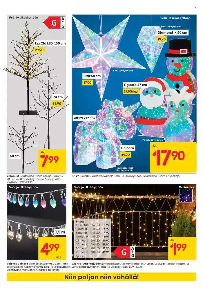 Rusta tarjoukset voimassa alkaen 11. lokakuuta - 25. lokakuuta 2024 - Tarjouslehti sivu 9