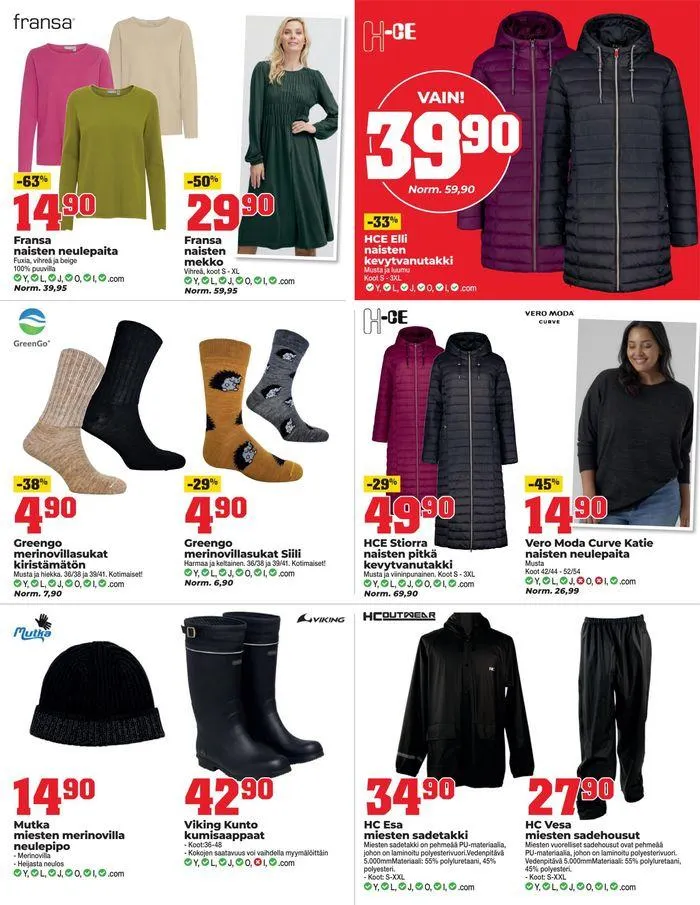 Parhaat tarjouksemme sinulle voimassa alkaen 18. syyskuuta - 2. lokakuuta 2024 - Tarjouslehti sivu 9