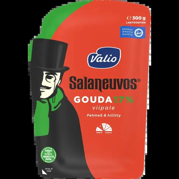 Valio Salaneuvos® gouda 17 % e300 g viipale