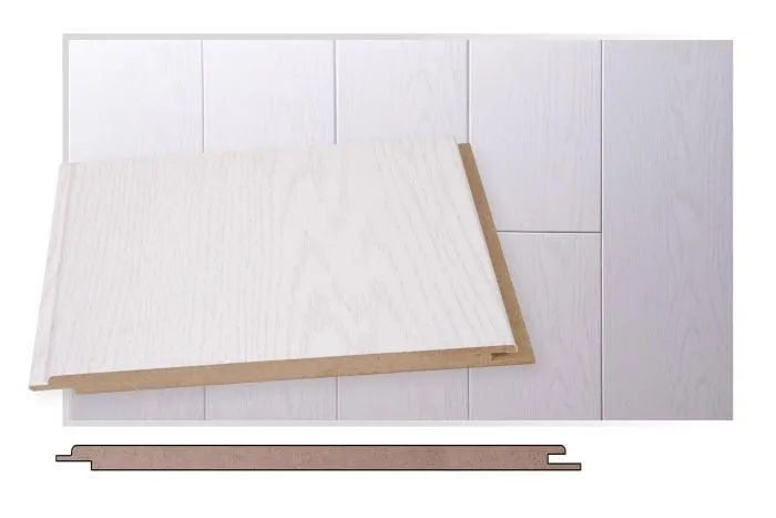 Kattopaneeli Maler MDF Valkosaarni STP 10 x 185 x 2070 mm