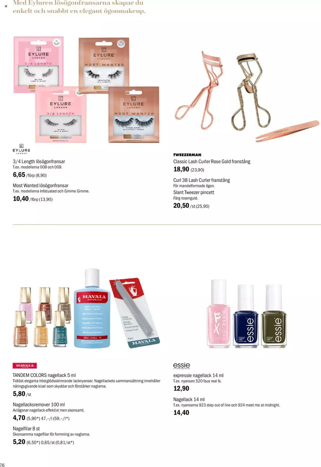 Sokos - Sokos kuvasto ruotsi syyskuu 2023 voimassa alkaen 4. syyskuuta - 8. lokakuuta 2023 - Tarjouslehti sivu 76