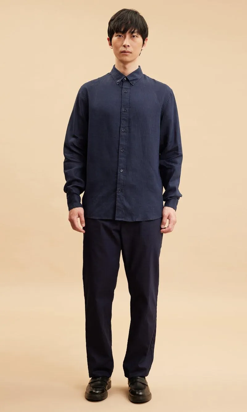 Kauluspaita 100% pellavaa