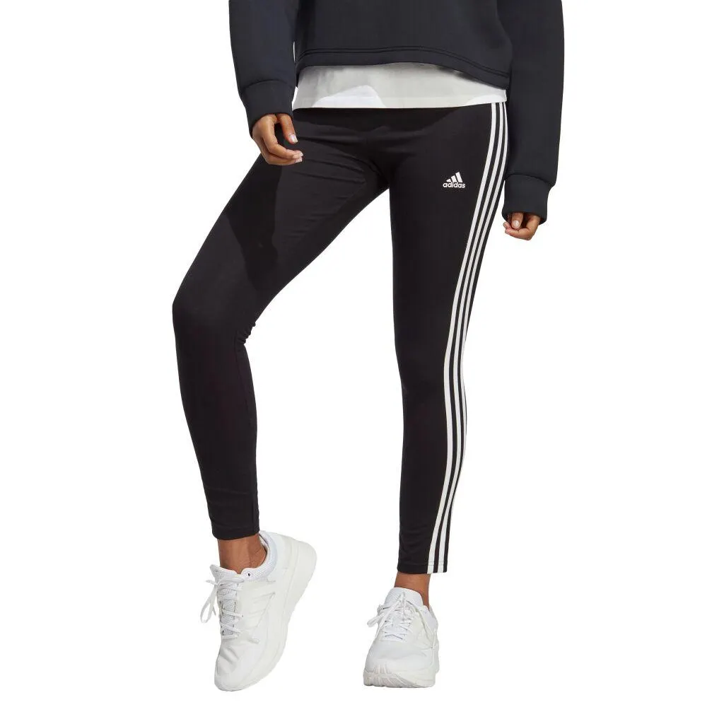 Essentials 3-Stripes High-Waisted Single Jersey Leggings - naisten pitkät trikoot