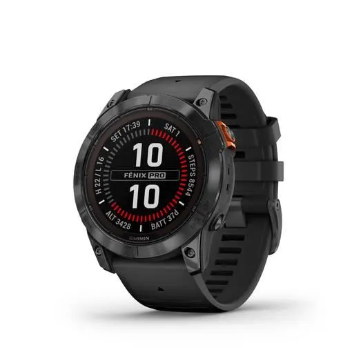 GARMIN FENIX 7X PRO SOLAR ÄLYKELLO BLACK BAND