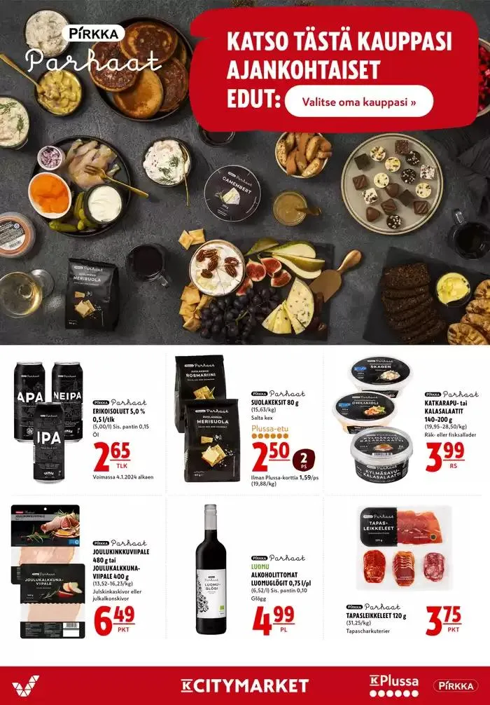 K-citymarket tarjoukset voimassa alkaen 4. joulukuuta - 18. joulukuuta 2024 - Tarjouslehti sivu 5