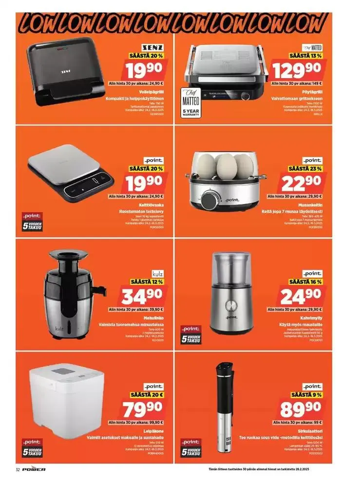 Power tarjoukset voimassa alkaen 30. joulukuuta - 16. maaliskuuta 2025 - Tarjouslehti sivu 36