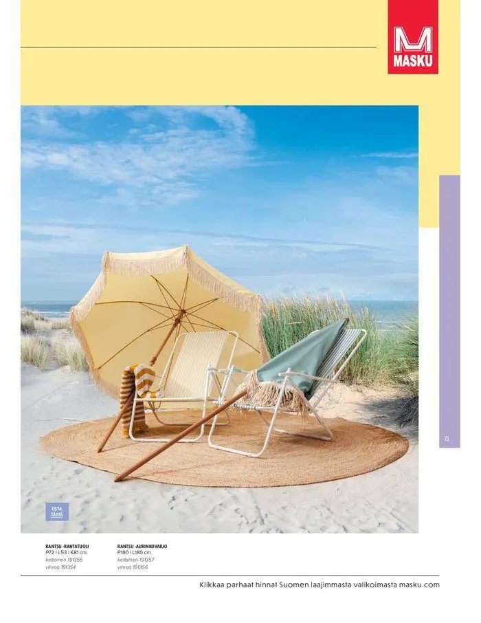 Kesa 2024 voimassa alkaen 20. maaliskuuta - 31. elokuuta 2024 - Tarjouslehti sivu 73