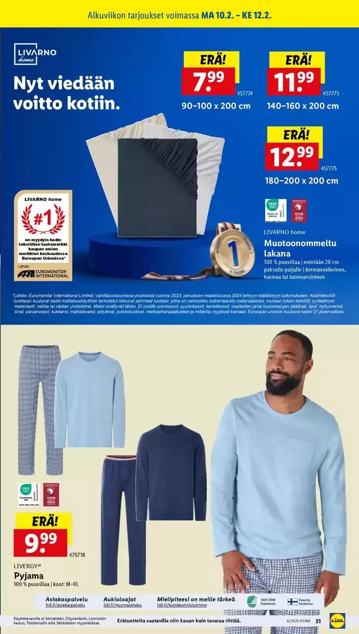 Lidl tarjoukset voimassa alkaen 3. helmikuuta - 12. helmikuuta 2025 - Tarjouslehti sivu 33