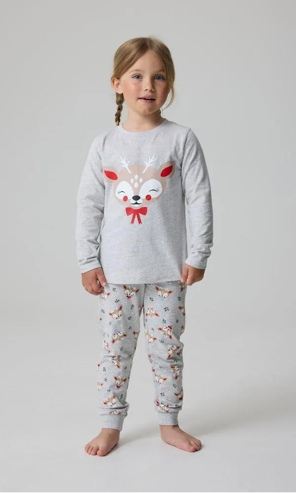 Kaksiosainen pyjama, jouluaiheinen