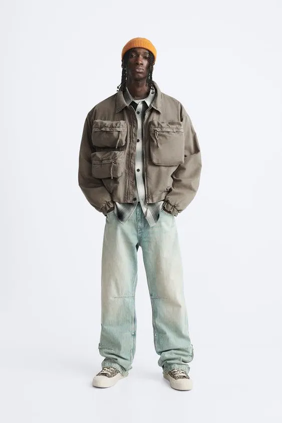 UTILITY JACKET WITH POCKETS