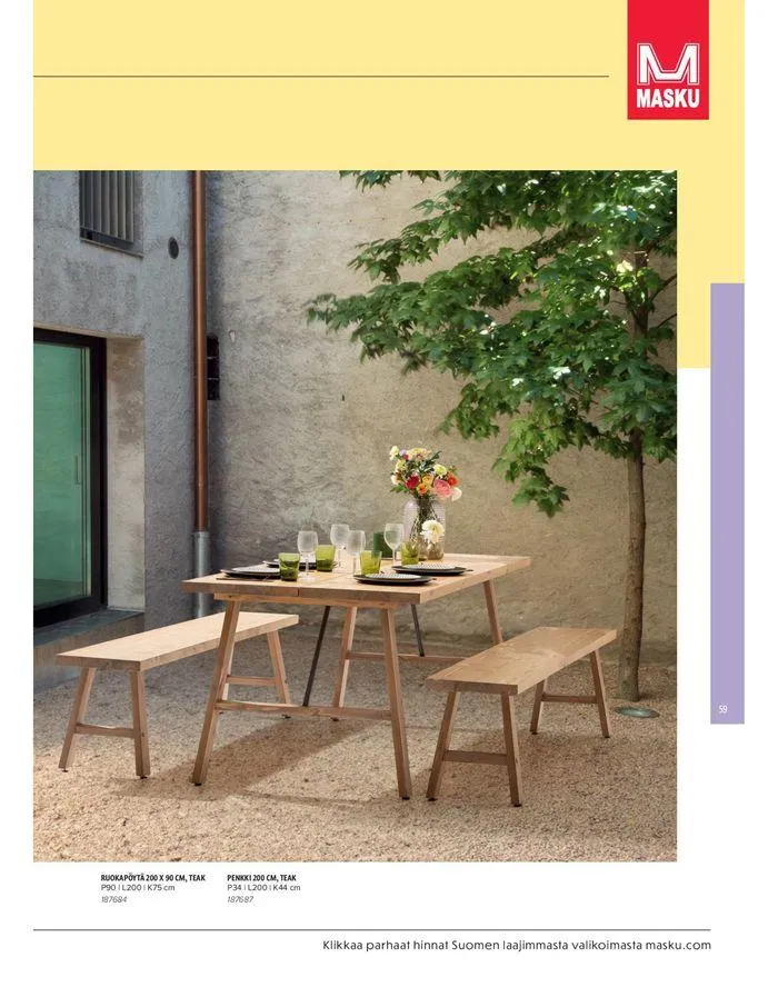 Kesa 2024 voimassa alkaen 20. maaliskuuta - 31. elokuuta 2024 - Tarjouslehti sivu 59