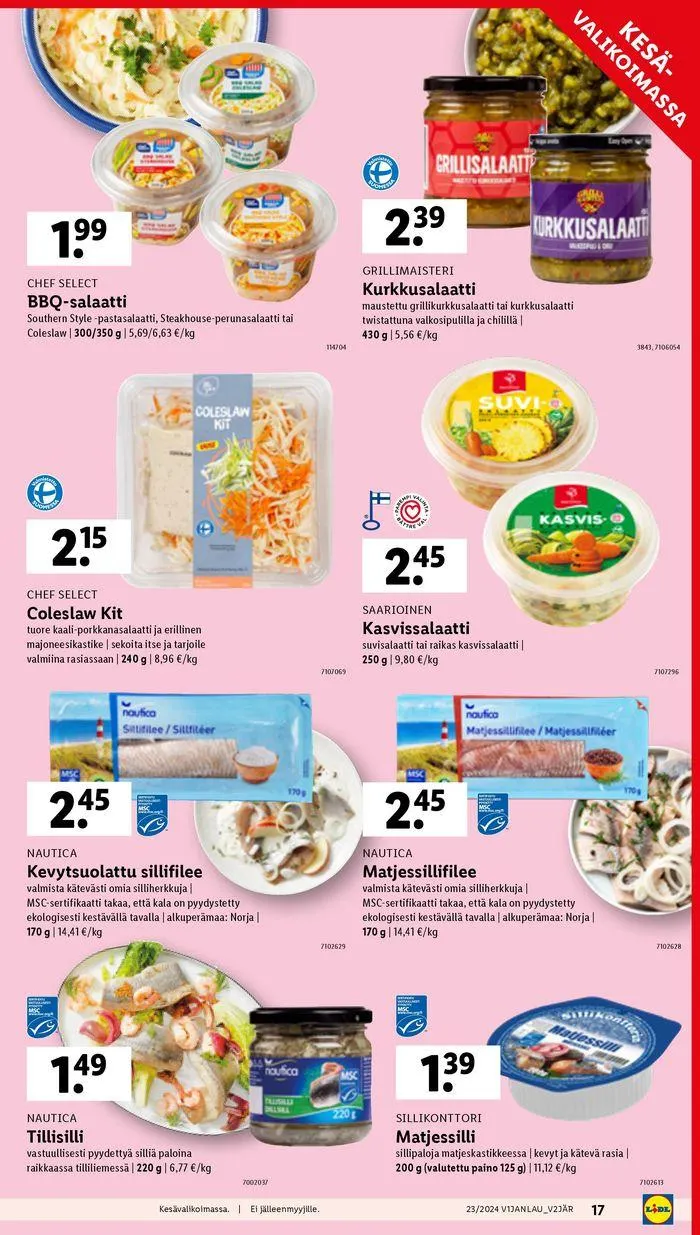 21% voimassa alkaen 6. kesäkuuta - 12. kesäkuuta 2024 - Tarjouslehti sivu 19
