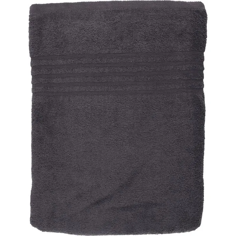 Kylpypyyhe Kotikulta 100 x 150 cm Sara tummanharmaa