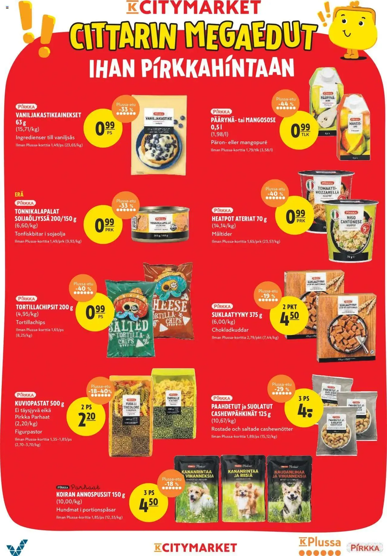 K-Citymarket tarjoukset voimassa alkaen 16. syyskuuta - 22. syyskuuta 2024 - Tarjouslehti sivu 19