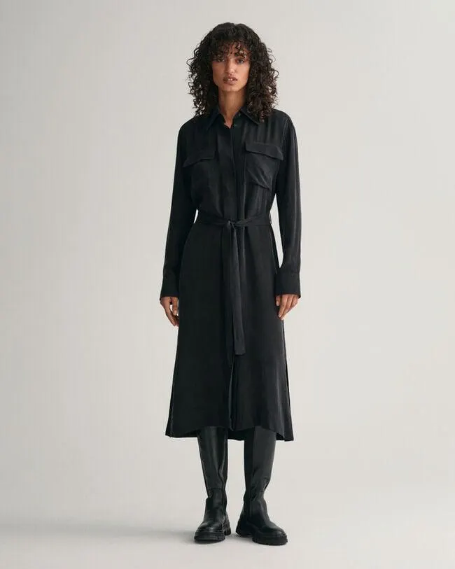 Relaxed fit ‑mitoitettu utility-paitamekko