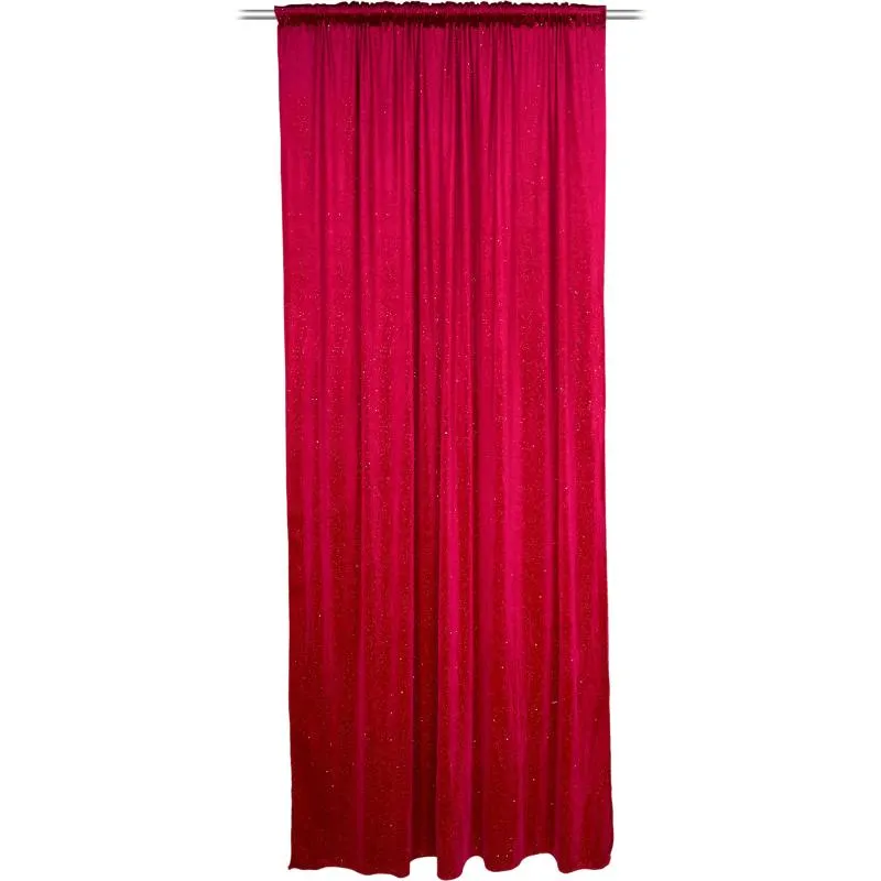 Verho Kotikulta 140 x 240 cm Kimallus punainen