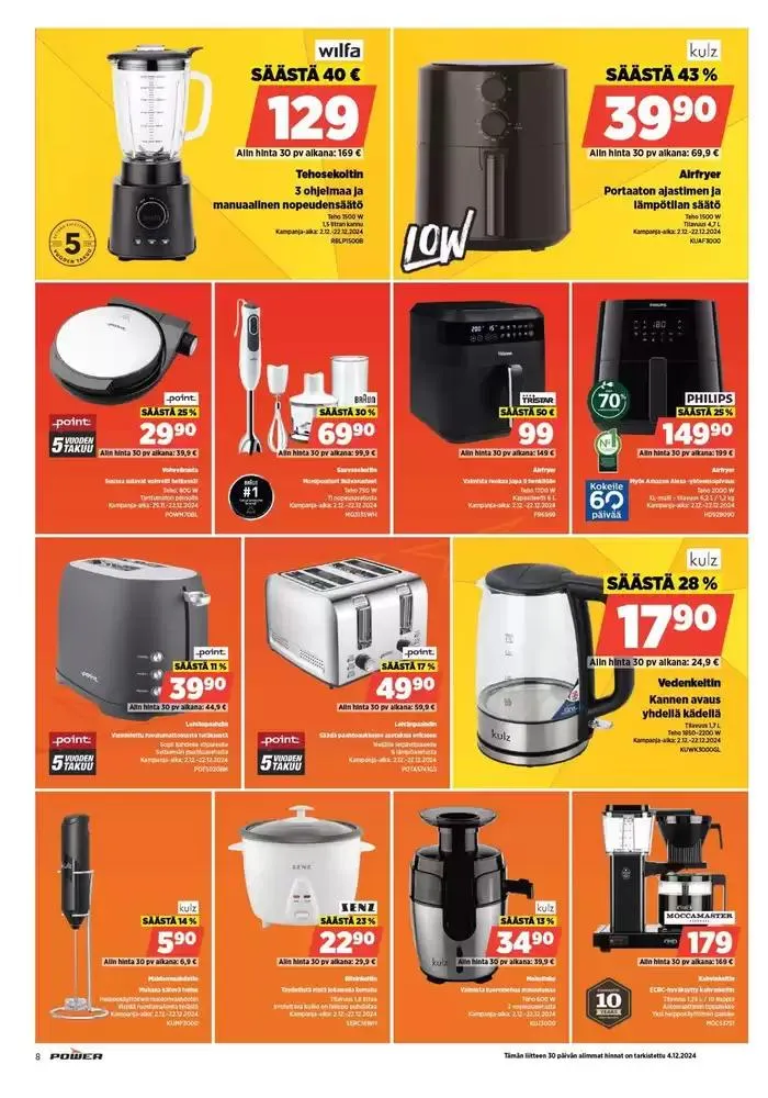 Power tarjoukset voimassa alkaen 16. joulukuuta - 5. tammikuuta 2025 - Tarjouslehti sivu 7