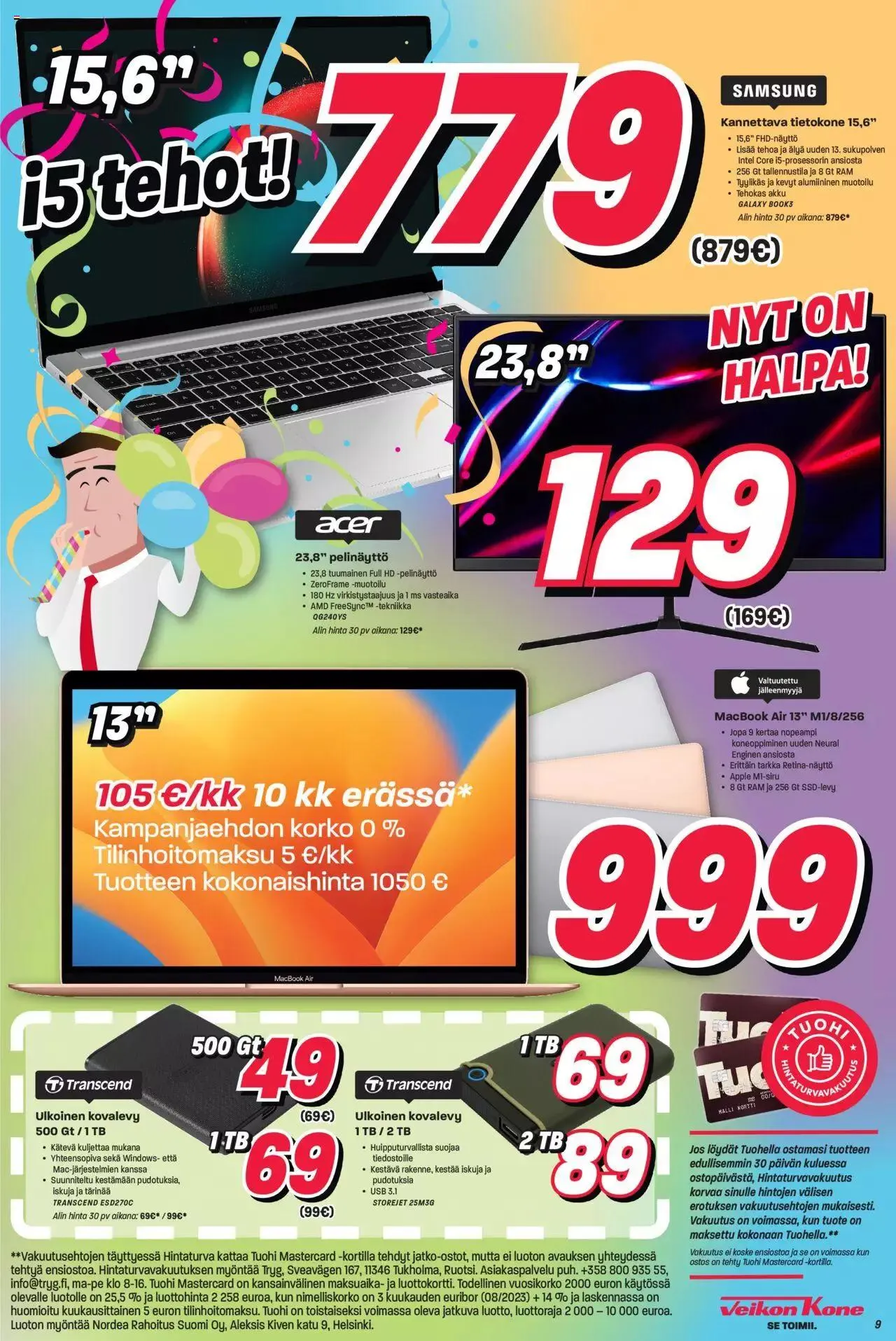 Veikon Kone tarjoukset voimassa alkaen 18. syyskuuta - 23. syyskuuta 2023 - Tarjouslehti sivu 9