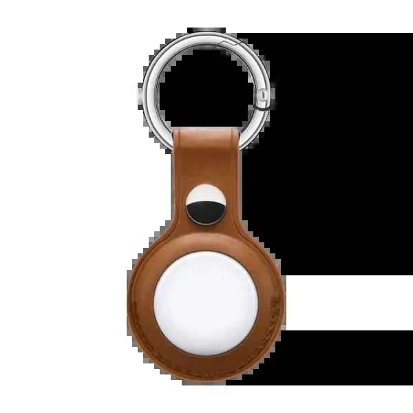 Triacle avaimenperä AirTag/Triacle X-Mark Two nahka, ruskea