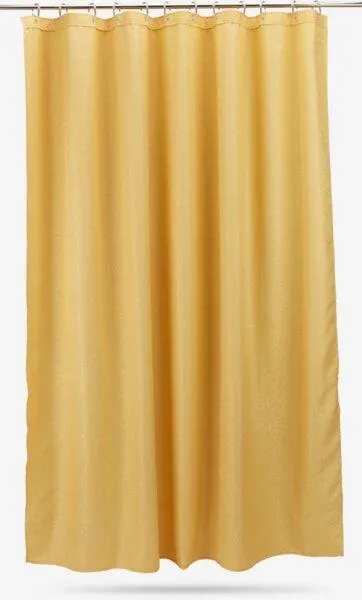 Suihkuverho SOLBERGA 180x200cm keltainen