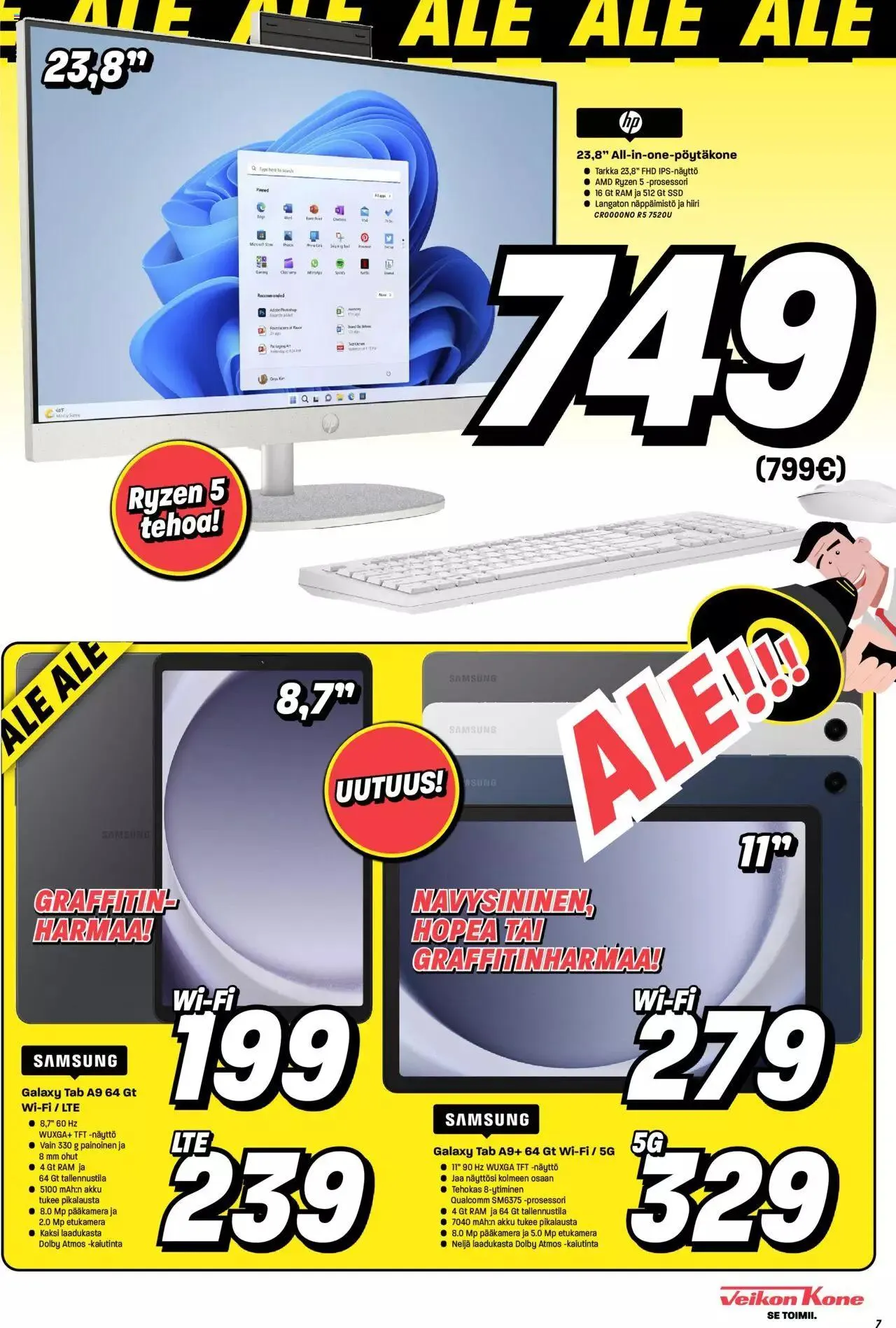 Veikon Kone tarjoukset voimassa alkaen 29. tammikuuta - 4. helmikuuta 2024 - Tarjouslehti sivu 7