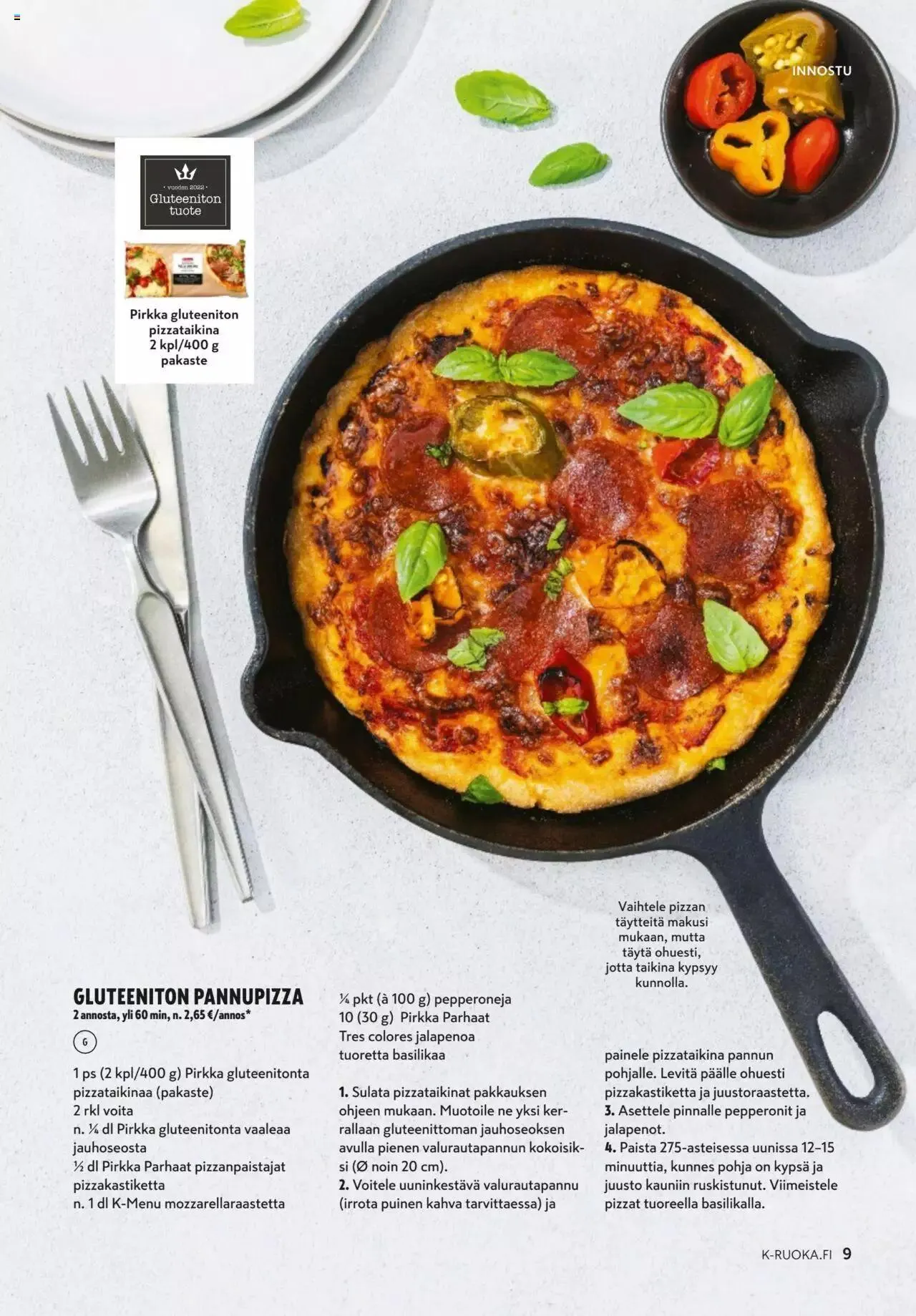 K-Market tarjoukset K-Ruoka 9/2023 voimassa alkaen 30. elokuuta - 3. lokakuuta 2023 - Tarjouslehti sivu 9