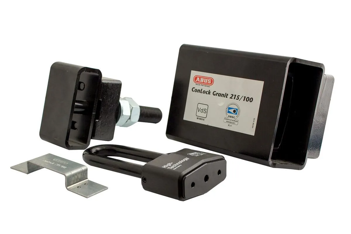 Konttilukko Abus Conlock 215/100 3770HB100 Class 4 Granit