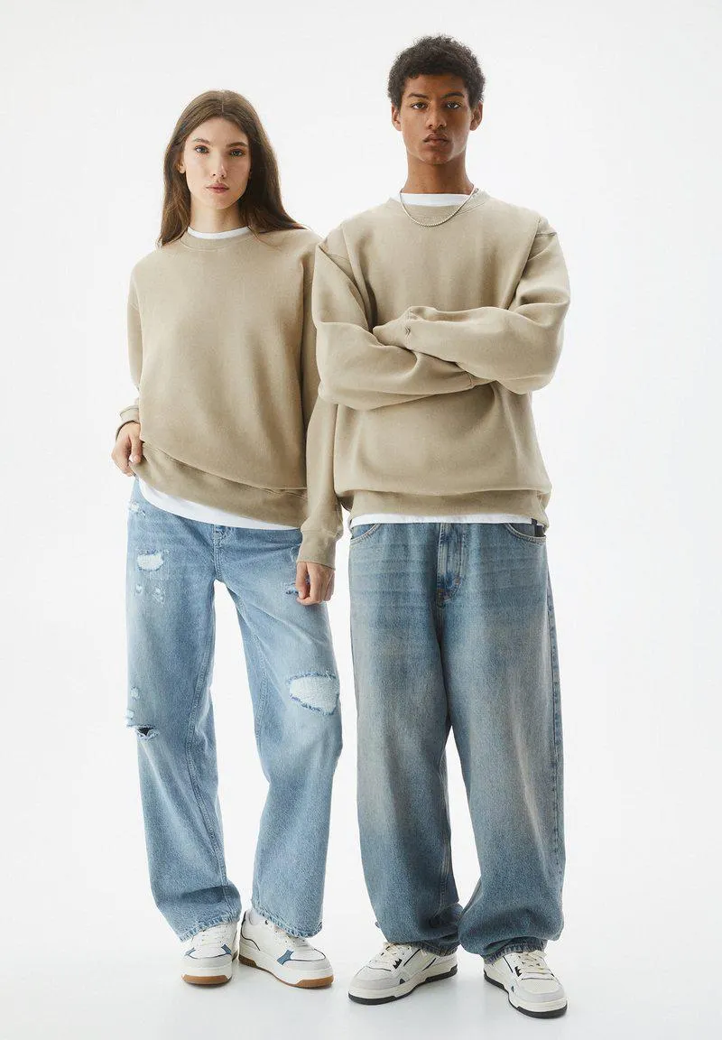 BASIC COLOURED ROUND NECK - Collegepaita