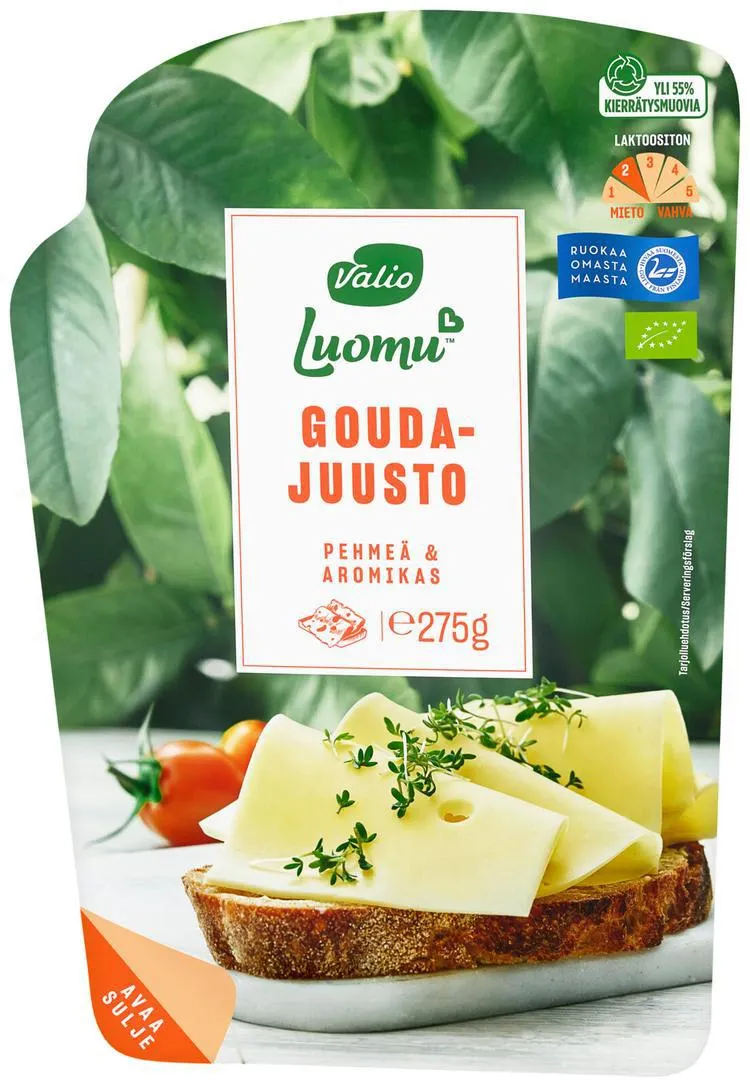 Valio Luomu™ gouda e275 g viipale