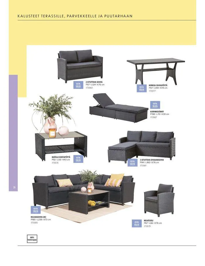 Kesa 2024 voimassa alkaen 20. maaliskuuta - 31. elokuuta 2024 - Tarjouslehti sivu 26
