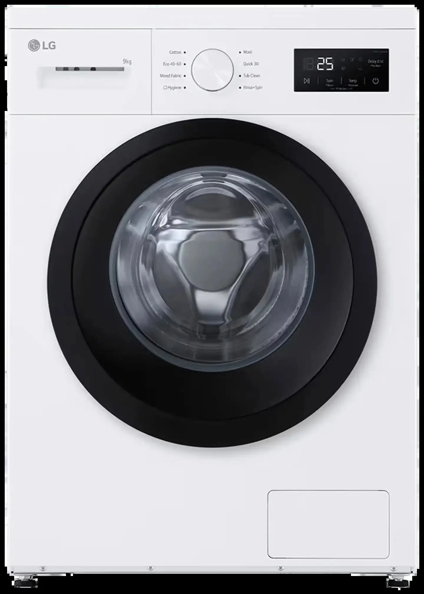 LG edestä täytettävä pyykinpesukone F4A1009NWK, 9kg, valkoinen