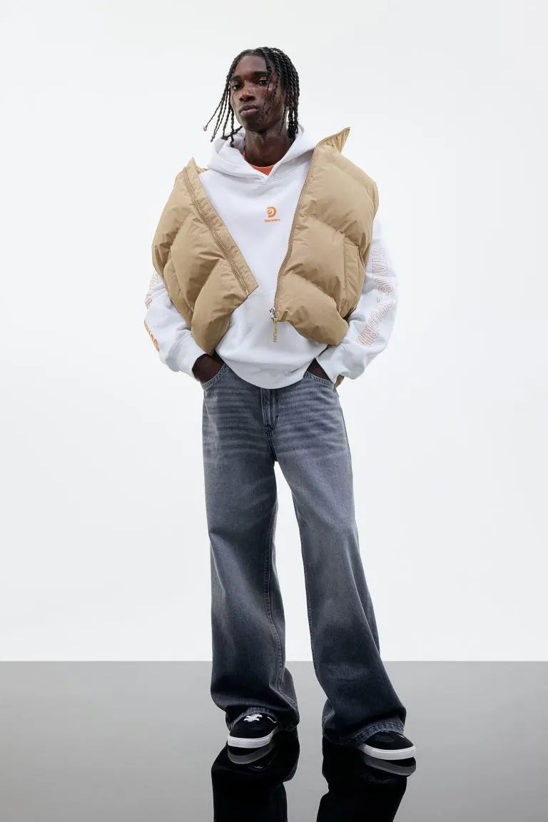 Painokuvallinen huppari Oversized Fit