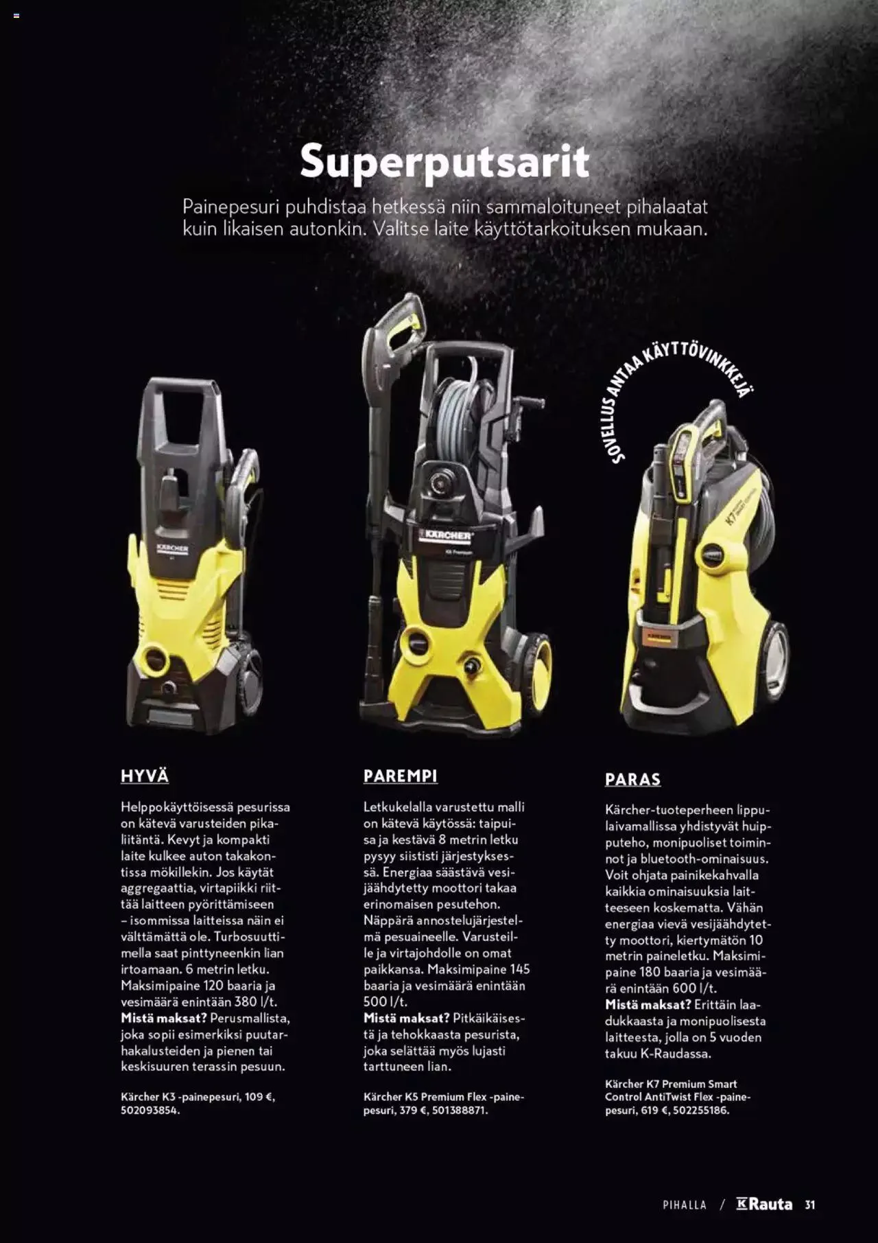 K-Rauta - Pihalla 2023 voimassa alkaen 27. maaliskuuta - 31. joulukuuta 2023 - Tarjouslehti sivu 31