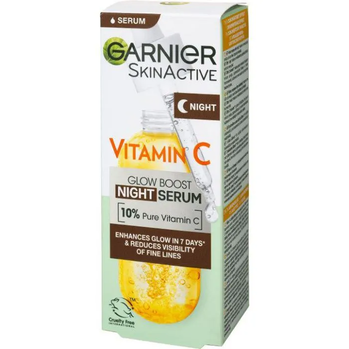 Garnier SkinActive Vitamin C Glow Boost 10% yöseerumi 30ml