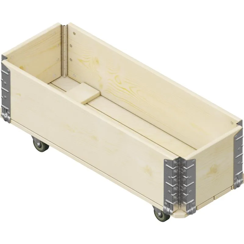 Yrttilaatikko Upyard 80 x 30 cm, luonnonvalkoinen